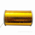 Colors gold M type metallic yarn for knitting, embroidery and colored woven cloth